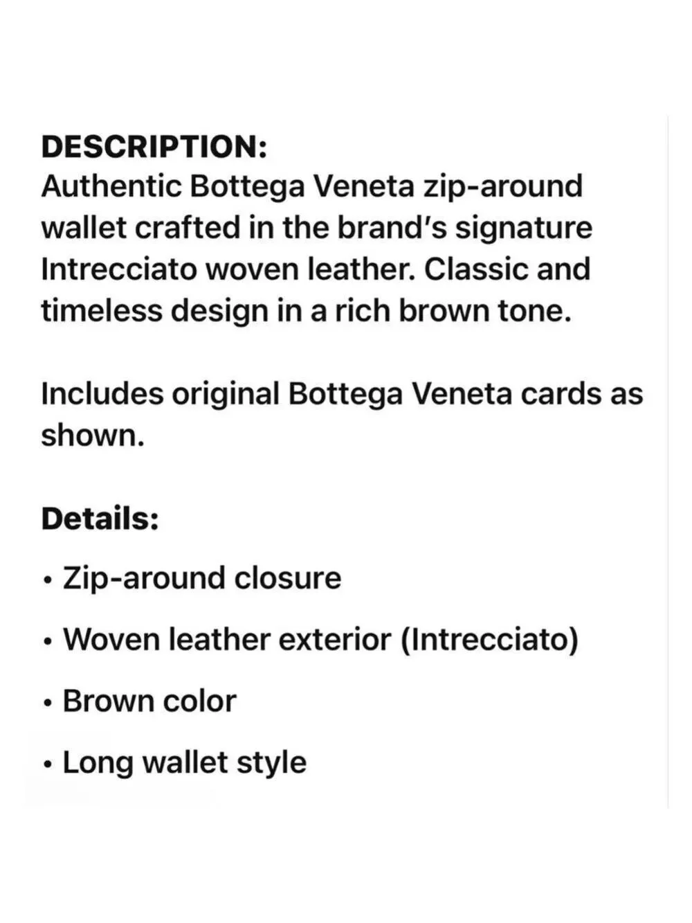 Women's Bottega Veneta Brown Intrecciato Leather Zip-Around Wallet One Size